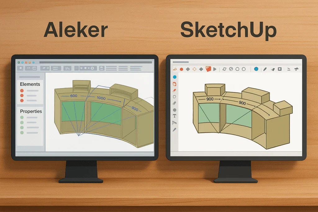 Illustration for Aléker vs SketchUp