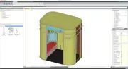 Show : 3D CAD model of a photobooth created with Aleker Designer